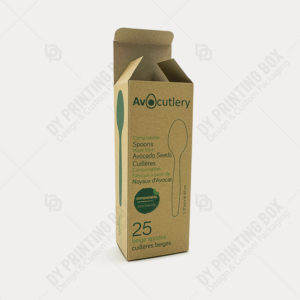 Recyclable Kraft Paper Box-Front View