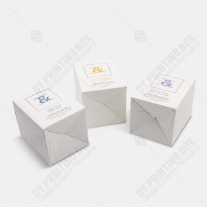 Auto Lock Soy Wax Candle Box w/ Silver Hot Foil - Image 4