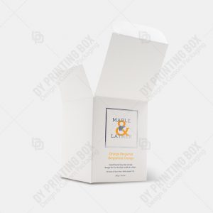 Alternative view of Auto Lock Soy Wax Candle Box w/ Silver Hot Foil