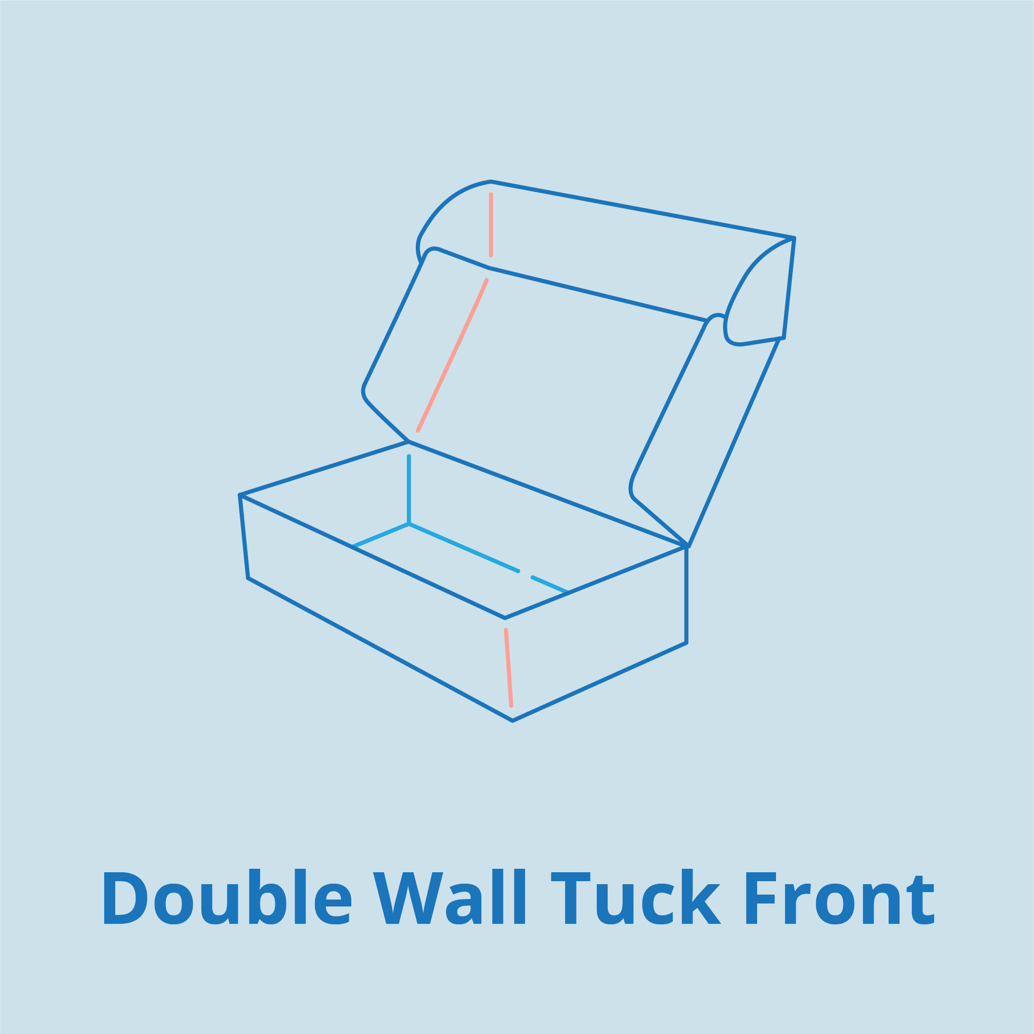 Cosmetic Double Wall Tuck Front