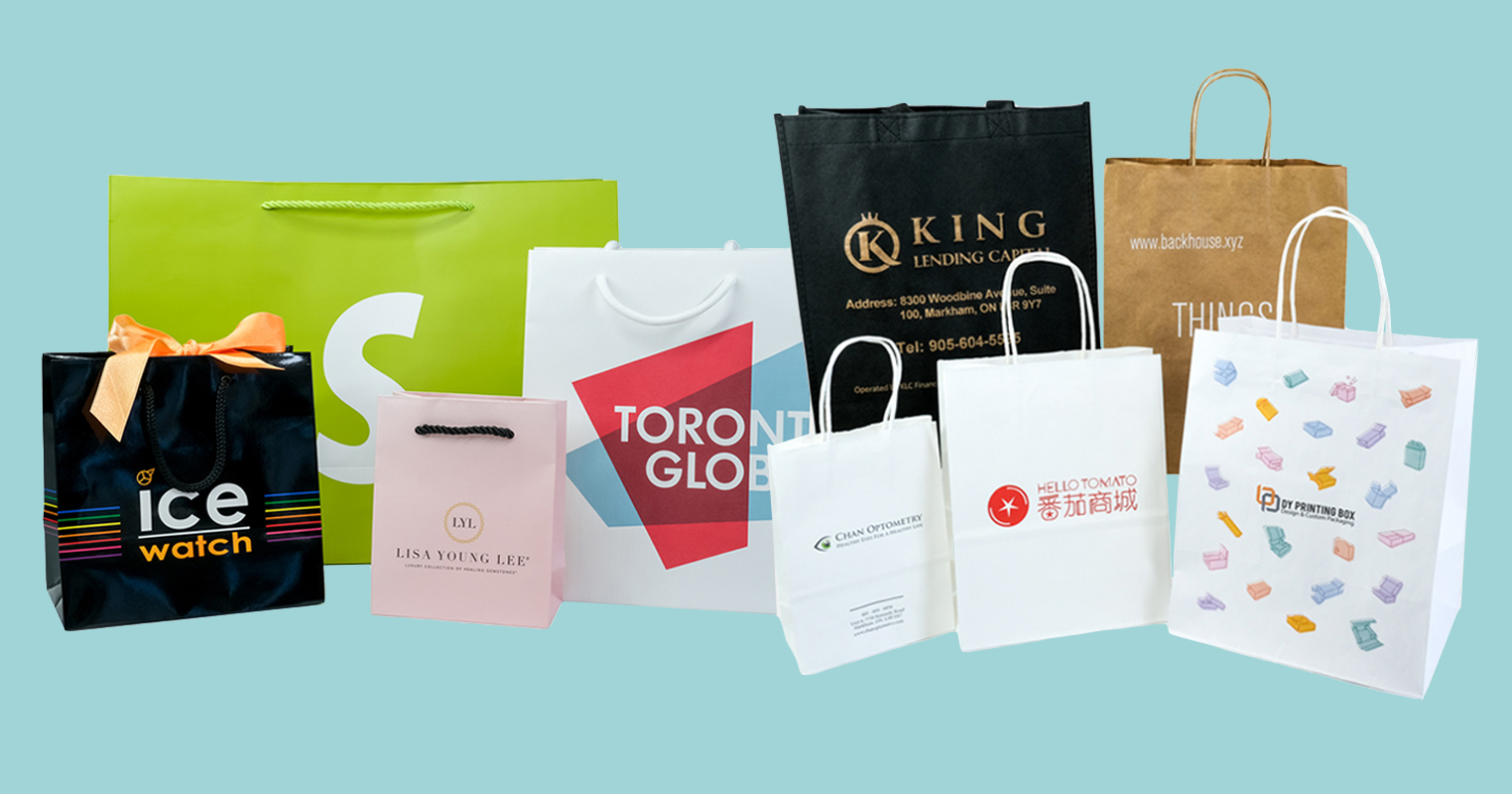 Printed Bags With Logo For Your Business Promotion DY Printing Box