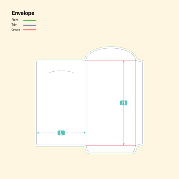 Envelope-Die Cut Line