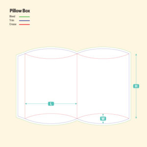 Pillow Box-Die Cut Line