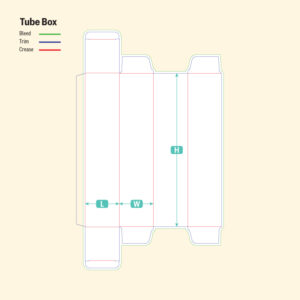 Tube Box-Die Cut Line