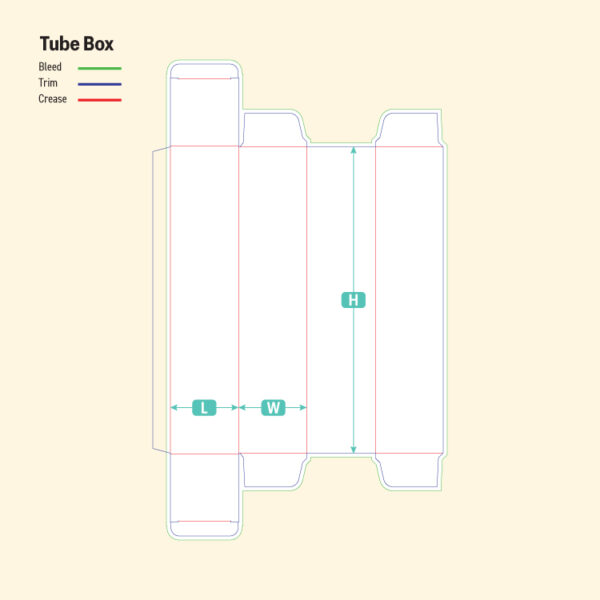 Tube Box-Die Cut Line