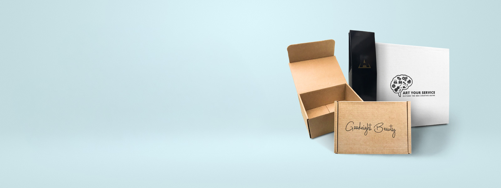 one colour imprinted mailer box-dyprintingbox