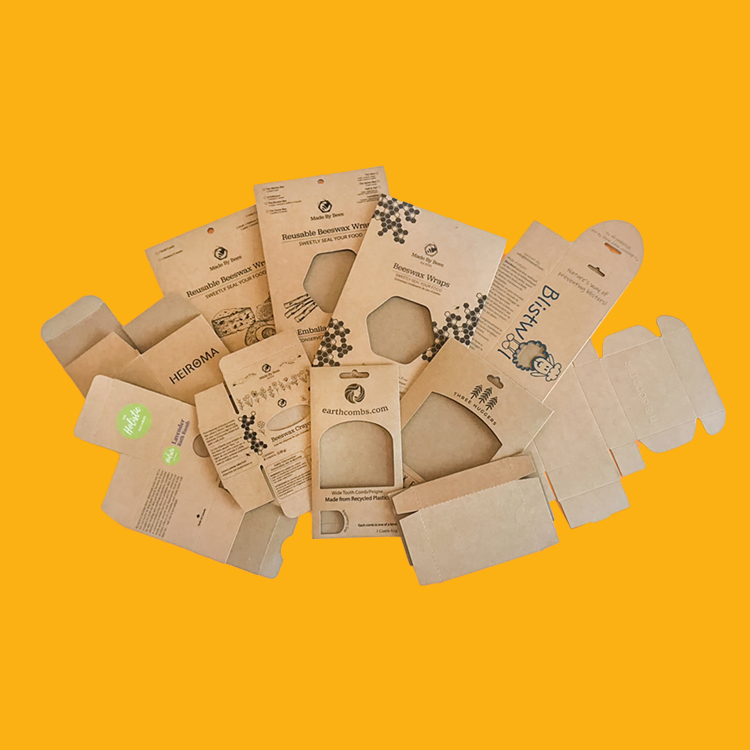 Kraft paperboard for custom packaging